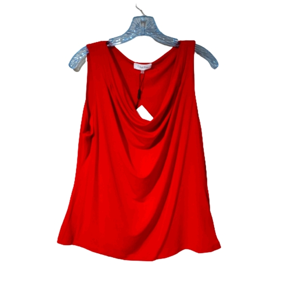 Calvin Klein Tops - Calvin Klein Red Tank